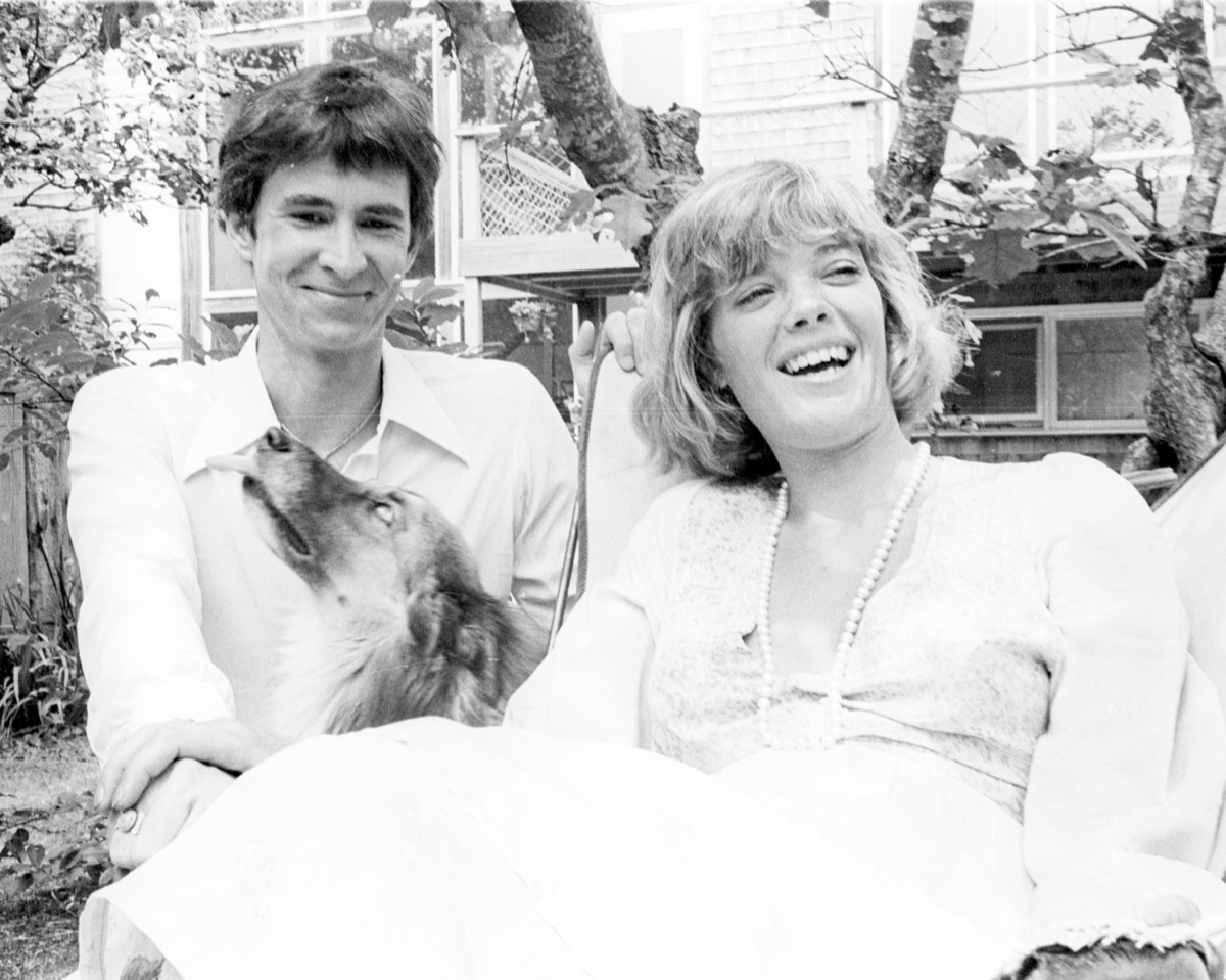 Anthony Perkins and Berry Berenson in 1973