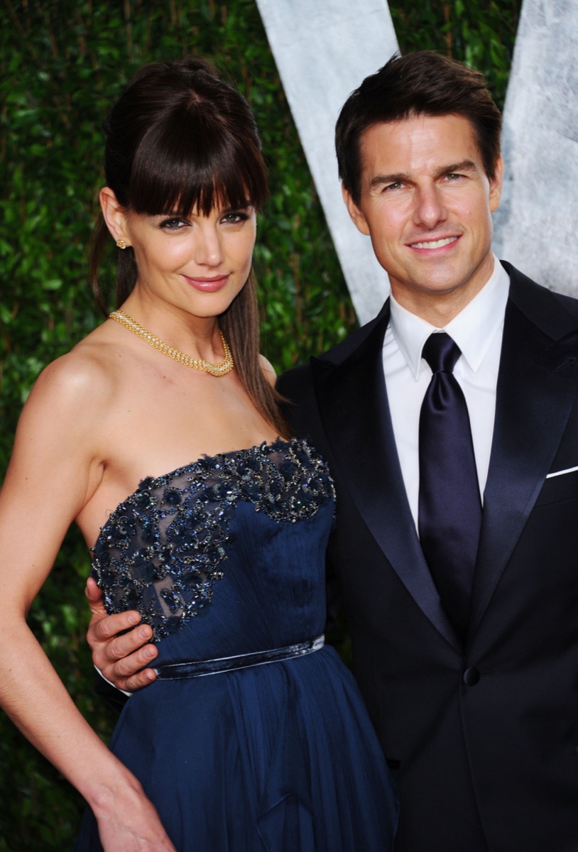 Katie Holmes and Tom Cruise in 2012