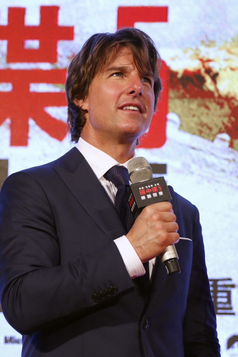 Tom Cruise vào năm 2015