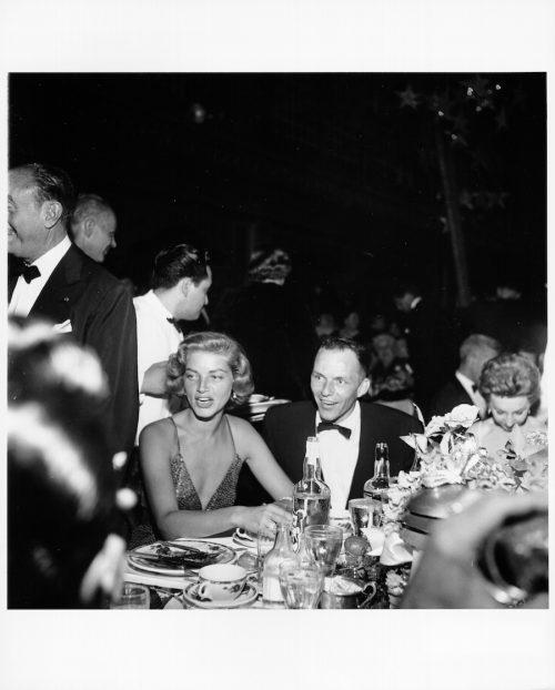 Lauren Bacall and Frank Sinatra circa 1958