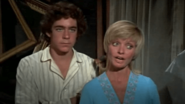 Barry Williams and Florence Henderson on "The Brady Bunch"