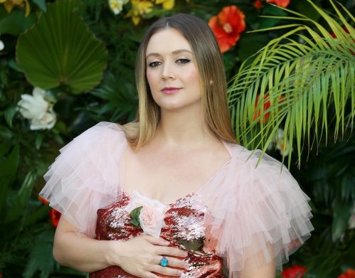 Billie Lourd at the premiere of "Ticket to Paradise" in 2022
