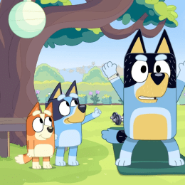 "Bluey" Exercise episode