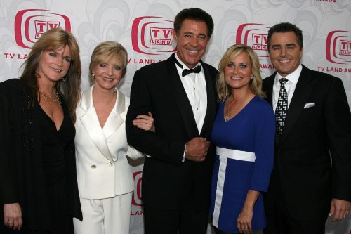 Susan Olsen, Florence Henderson, Barry Williams, Maureen McCormick và Christopher Knight tại Lễ trao giải TV Land 2007