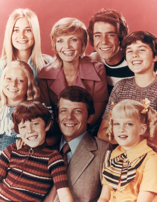 The "Brady Bunch" cast circa 1972