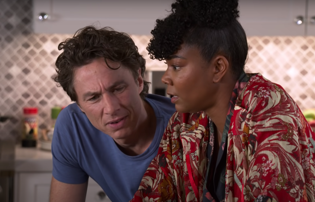 Zach Braff and Gabrielle Union in "Cheaper by the Dozen"