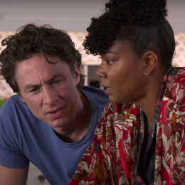 Zach Braff and Gabrielle Union in "Cheaper by the Dozen"