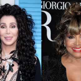 Cher in 2018; Tina Turner in 2010