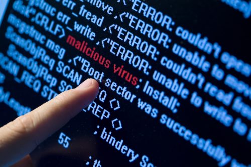computere virus in program code