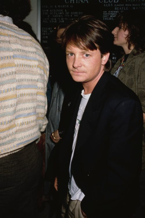 Michael J. Fox in Los Angeles circa 1990