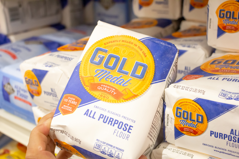 Gold Medal Flour recalled by FDA due to Salmonella contamination.