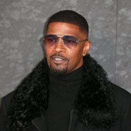 Jamie Foxx at the European premiere of "Creed III" in February 2023