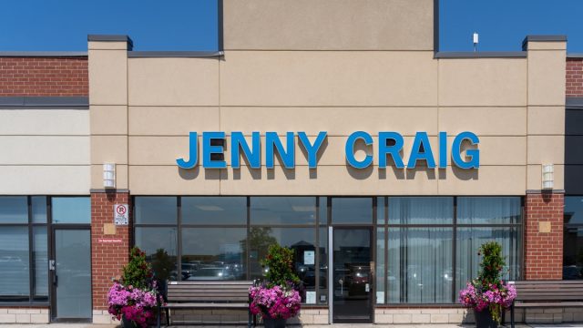 A Jenny Craig store in Oakville, ON, Canada.