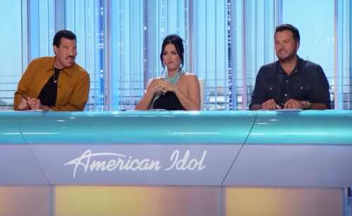 Lionel Richie, Katy Perry, and Luke Bryan on "American Idol"