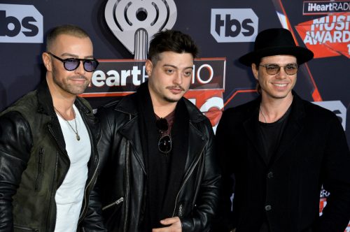 Joey, Andrew, and Matthew Lawrence at the 2017 iHeartRadio Music Awards