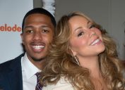 Nick Cannon and Mariah Carey at a Nickelodeon event in 2009