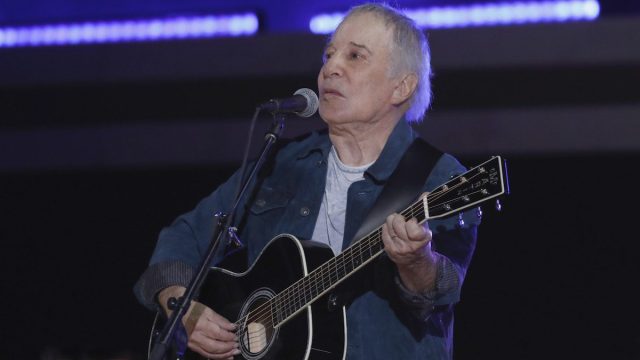 Paul Simon performing at Global Citizen Live in 2021