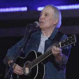 Paul Simon performing at Global Citizen Live in 2021