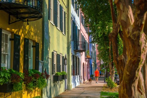 Kiến trúc Charleston, Nam Carolina: Rainbow Row