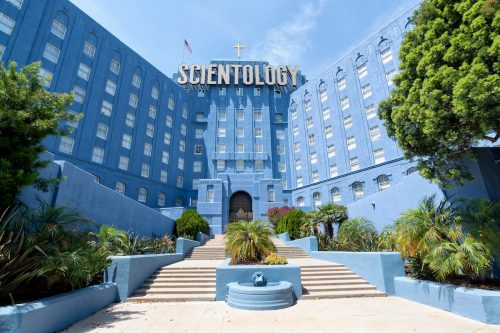Scientology building in Los Angeles photographed in 2018