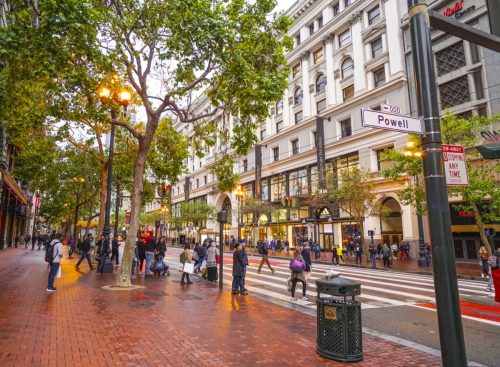 powell and market street in san francisco
