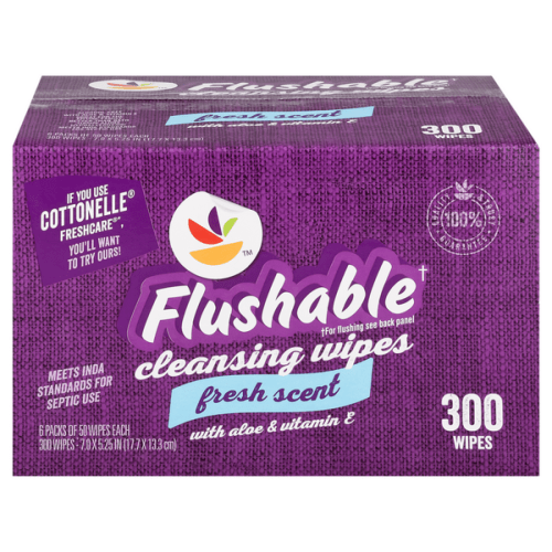 Stop & Shop flushable wipes