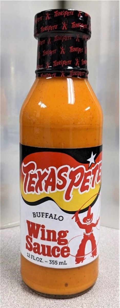 Texas Pete buffalo wing sauce recall