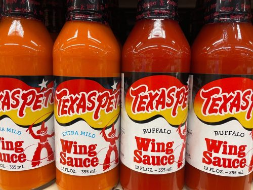 Food Lion grocery store Texas Pete wing sauce