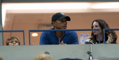 Tiger Woods and Erica Herman at the 2019 US Open