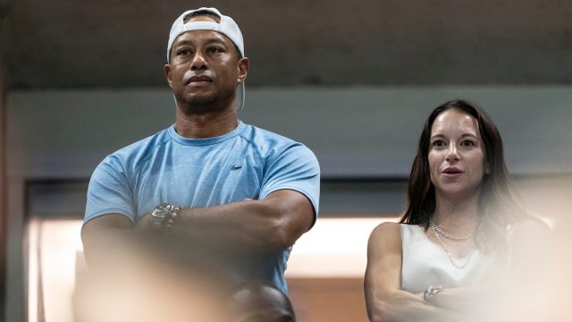 Tiger Woods and Erica Herman at the US Open in 2019