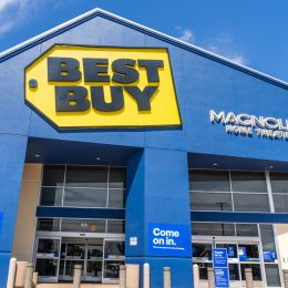 A Best Buy storefront exterior