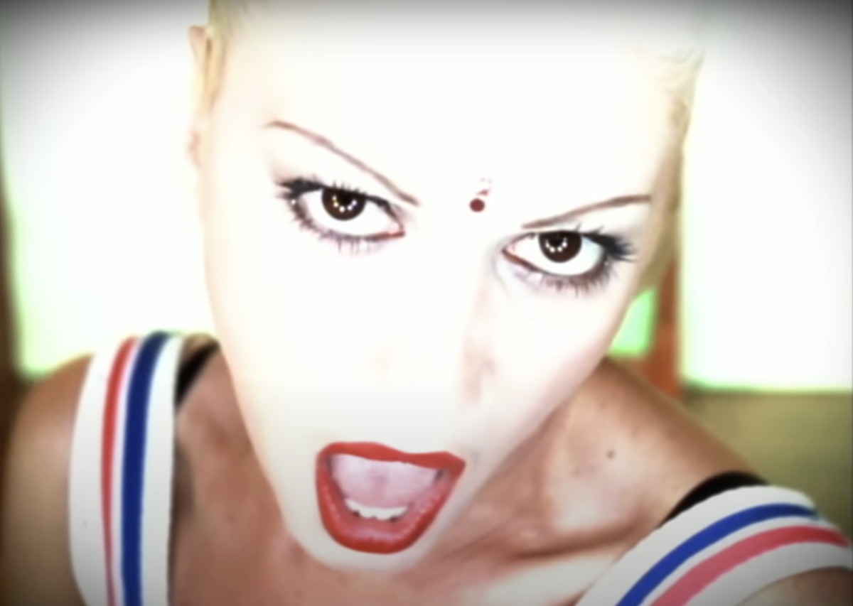 Gwen Stefani in No Doubt's Just a Girl video