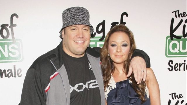 Kevin James and Leah Remini in 2007