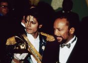 Michael Jackson and Quincy Jones in 1984