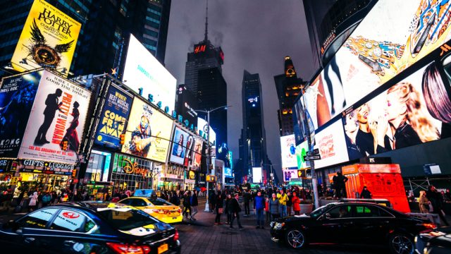 Times Square in New York tourist trap