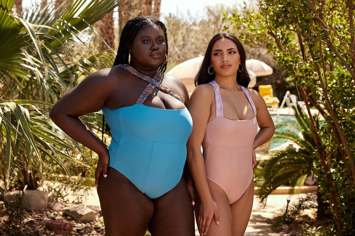 Plus size swimwear on sale designer