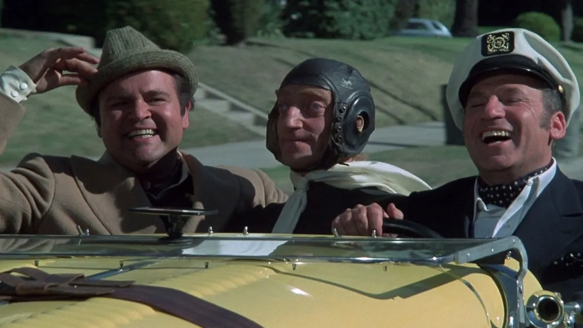 Dom DeLuise, Marty Feldman, and Mel Brooks in Silent Movie