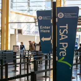 TSA airport security lines.