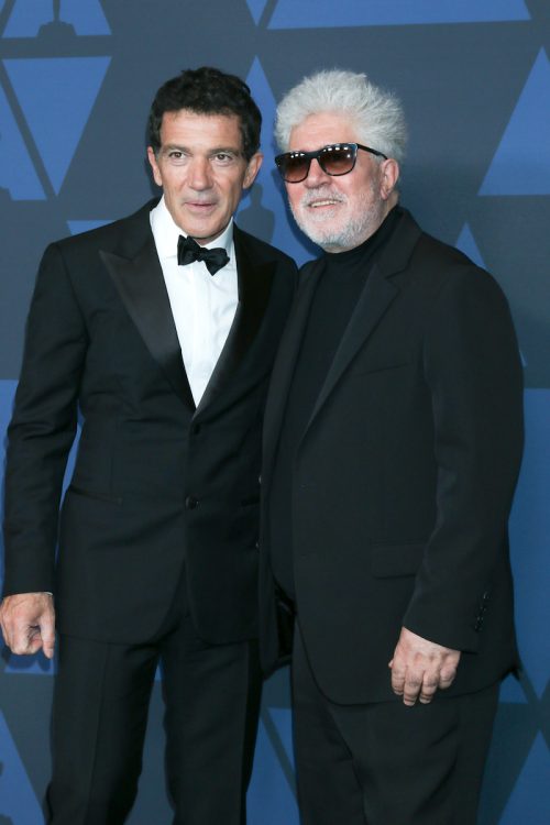 Antonio Banderas and Pedro Almodóvar at the 2019 Governors Awards