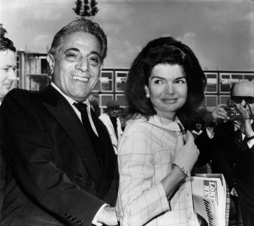 Aristotle Onassis and Jackie Kennedy in 1968