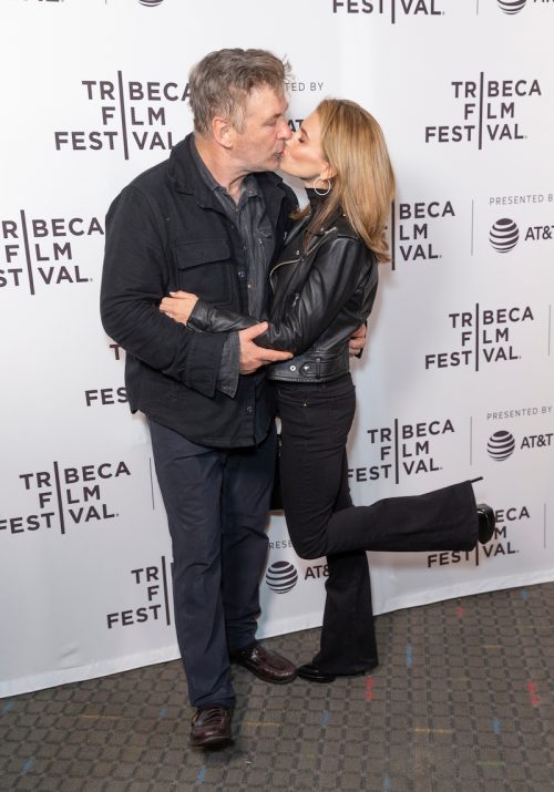 Alec and Hilaria Baldwin at the 2019 Tribeca Film Festival