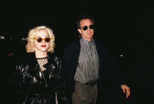 Madonna and Warren Beatty in 1990