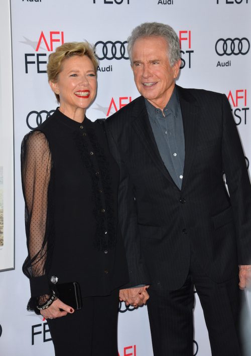 Annette Bening and Warren Beatty at a screening of "20th Century Women" in 2016