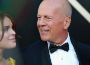 Bruce Willis and daughter Tallulah at the Hollywood Palladium on July 14, 2018 in Los Angeles, California.