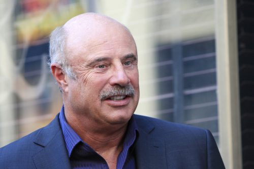 Phil McGraw at Steve Harvey's Hollywood Walk of Fame ceremony in 2013