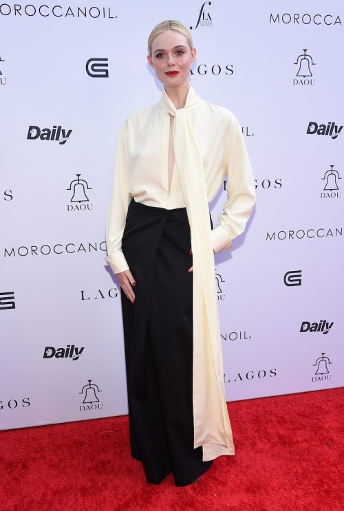Elle Fanning at the Daily Front Row Fashion Los Angeles Awards in 2023