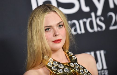 Elle Fanning at the 2021 InStyle Awards