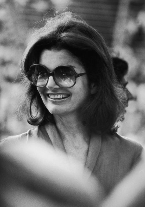 Jackie Kennedy at the RFK tennis tournament in 1978
