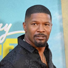 Jamie Foxx at the premiere of "Day Shift" in 2022