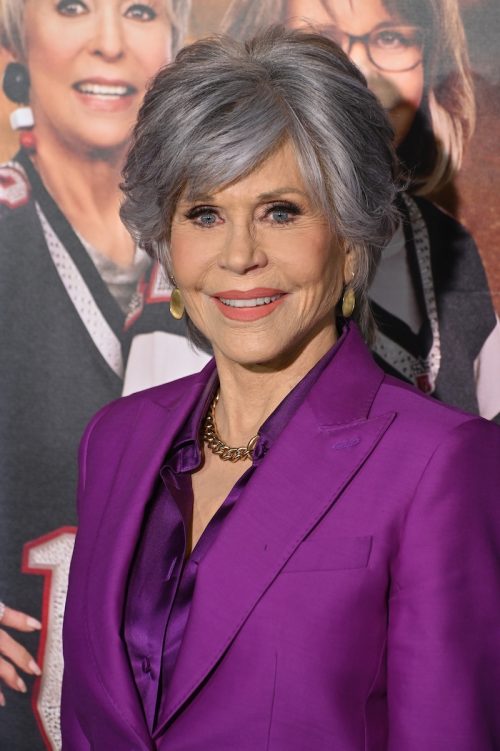 Jane Fonda at the premiere of "80 for Brady" in January 2023